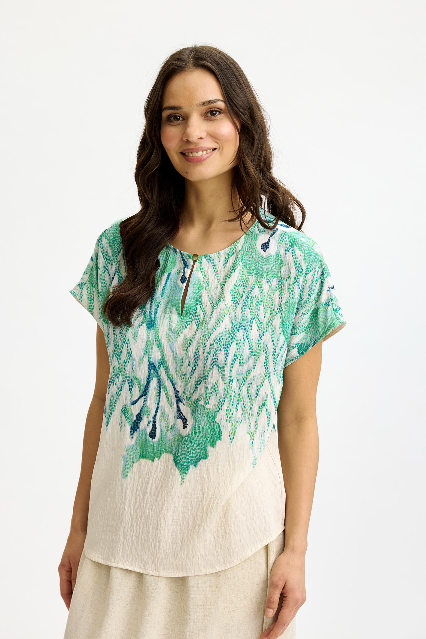 IN FRONT BLUSE