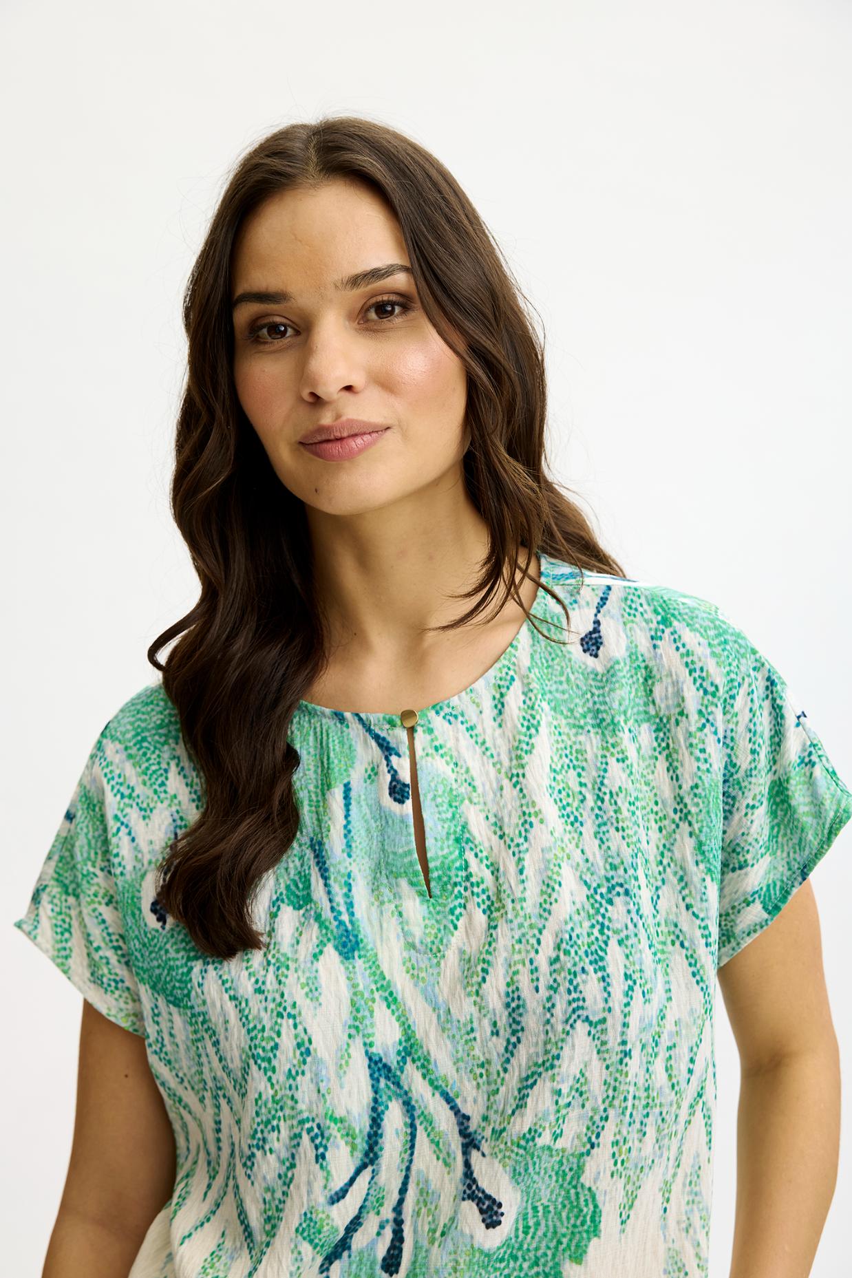 IN FRONT BLUSE