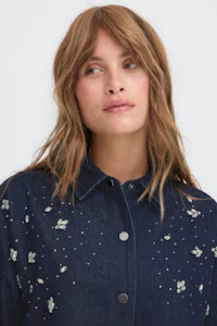 PULZ DENIM SKJORTE