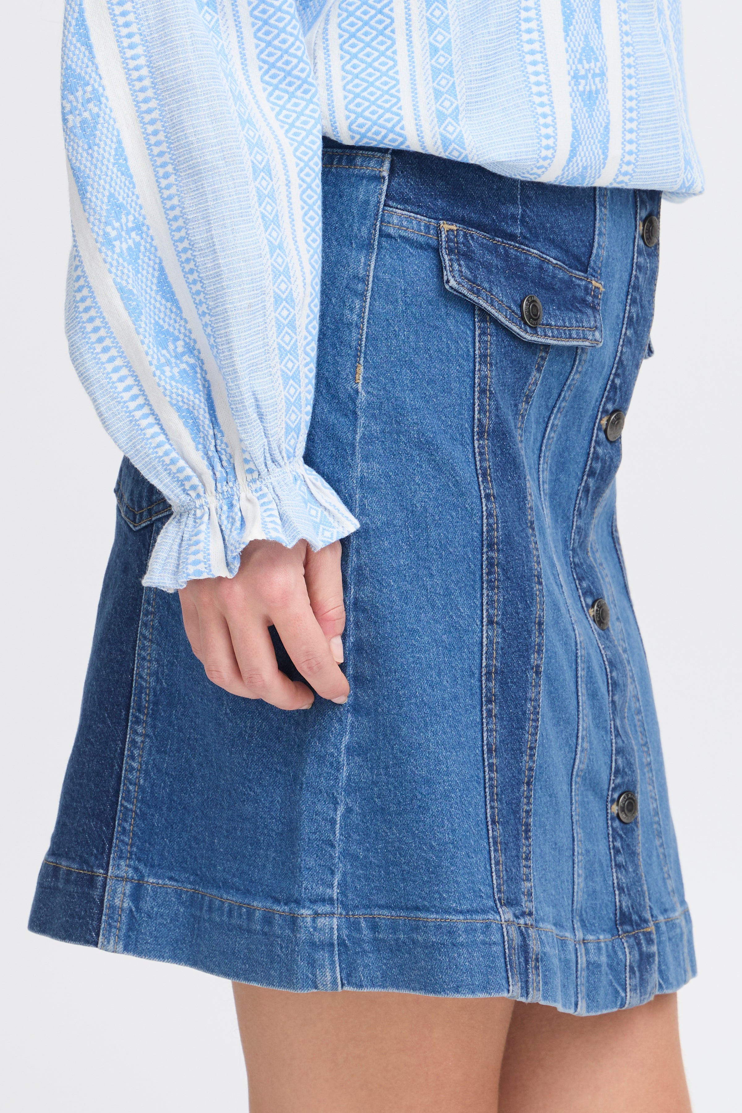 PULZ DENIM NEDERDEL