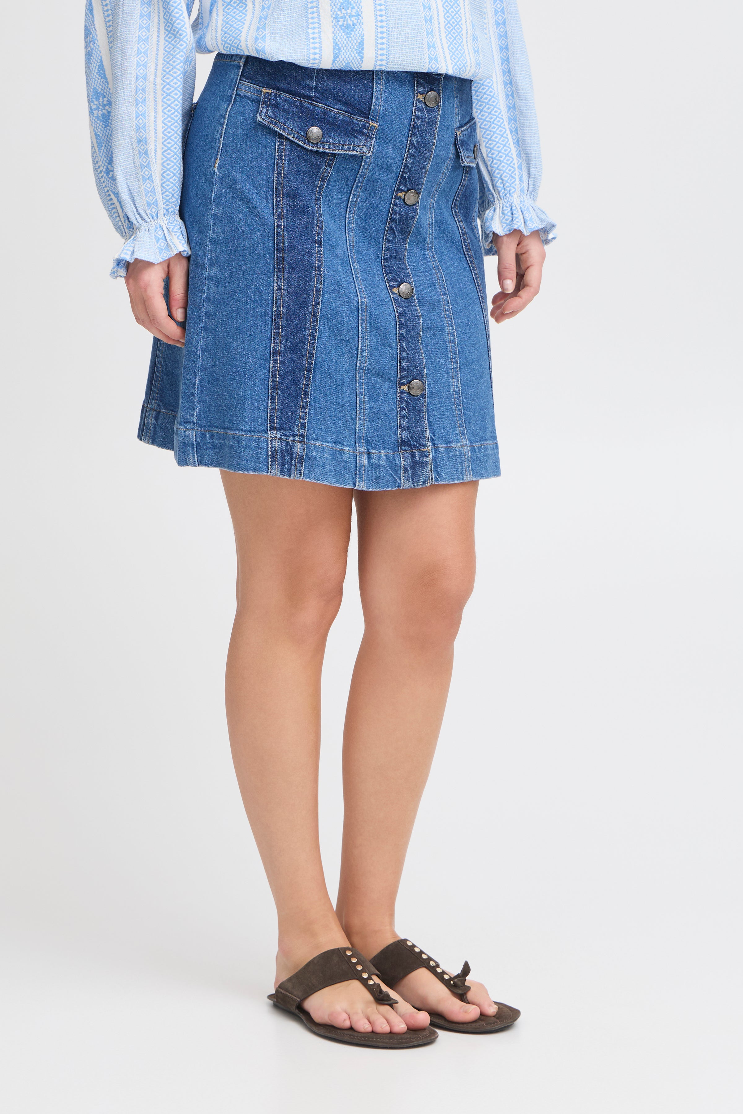 PULZ DENIM NEDERDEL