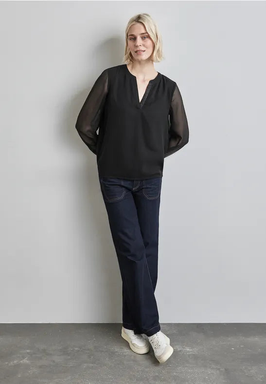 STREET ONE CHIFFONBLUSE