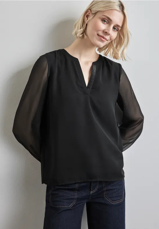 STREET ONE CHIFFONBLUSE