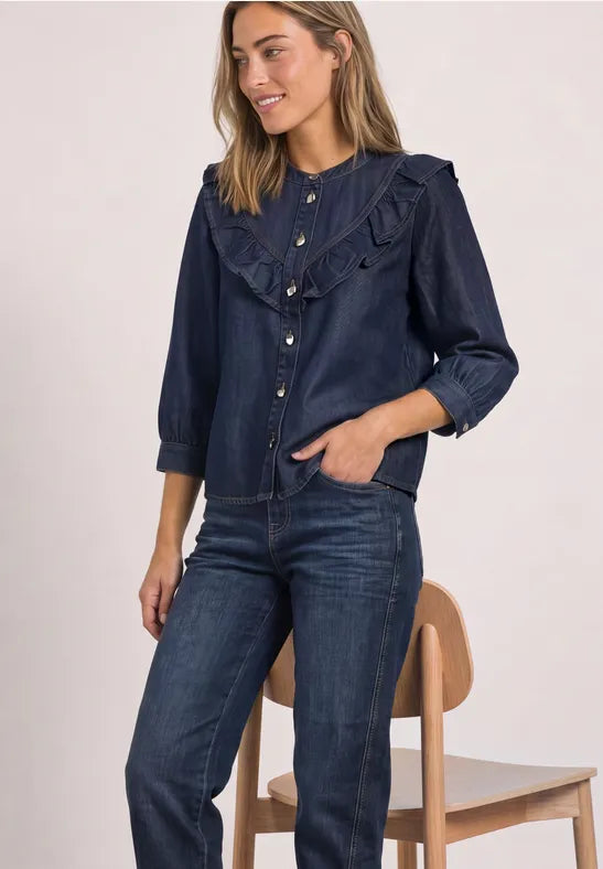 STREET ONE BLUSE DENIM