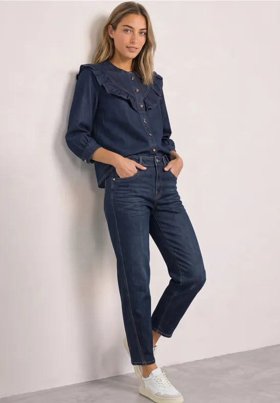 STREET ONE BLUSE DENIM