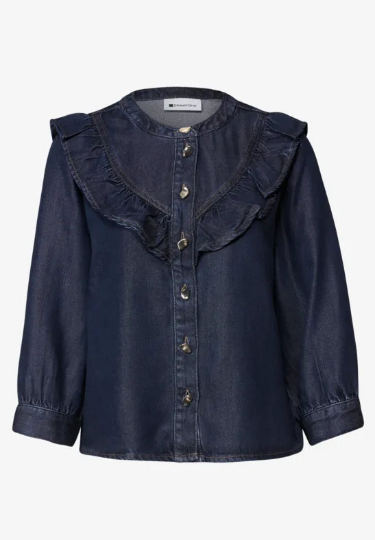 STREET ONE BLUSE DENIM