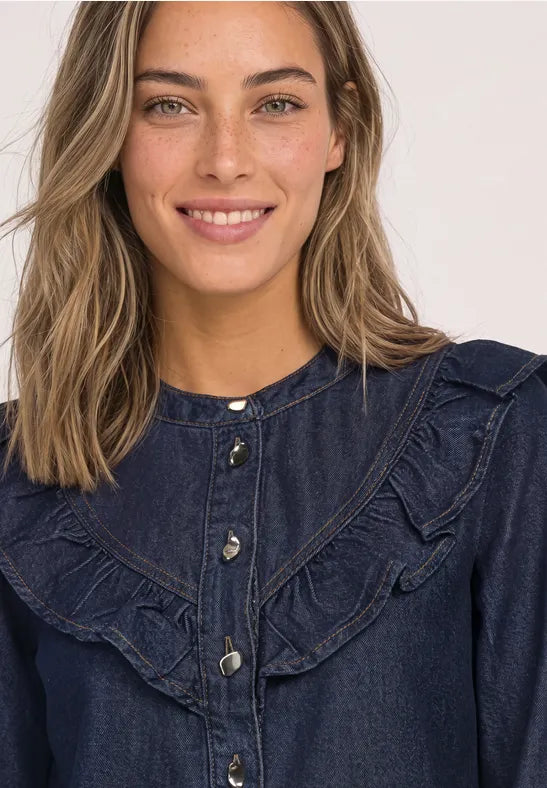 STREET ONE BLUSE DENIM