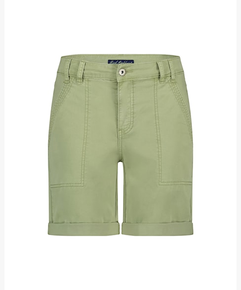 RED BUTTON SHORTS
