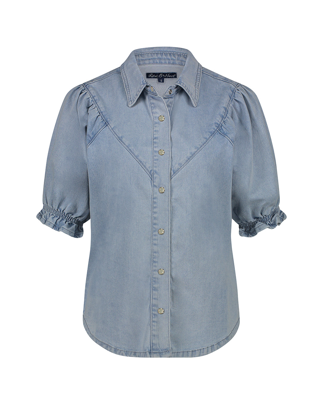 RED BUTTON SKJORTE DENIM