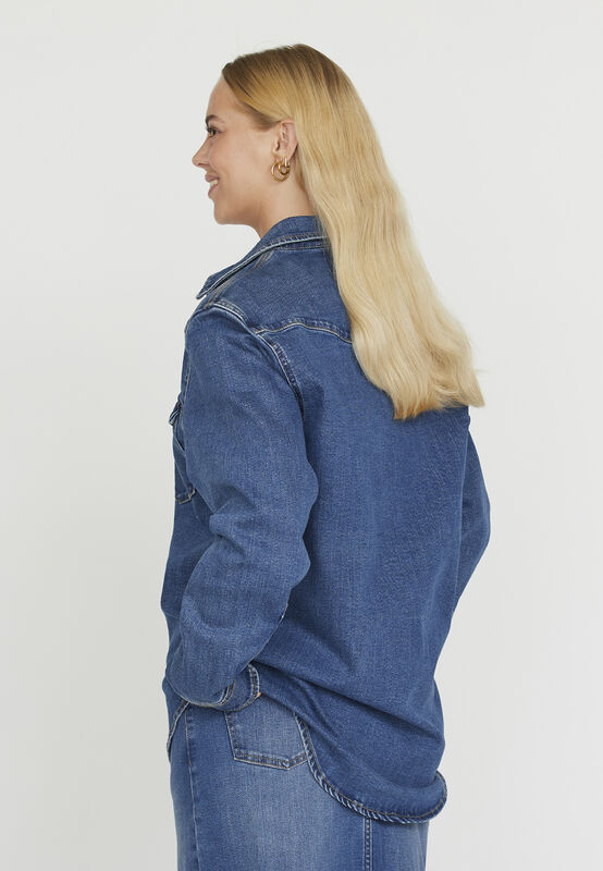 SISTERS POINT SKJORTE DENIM