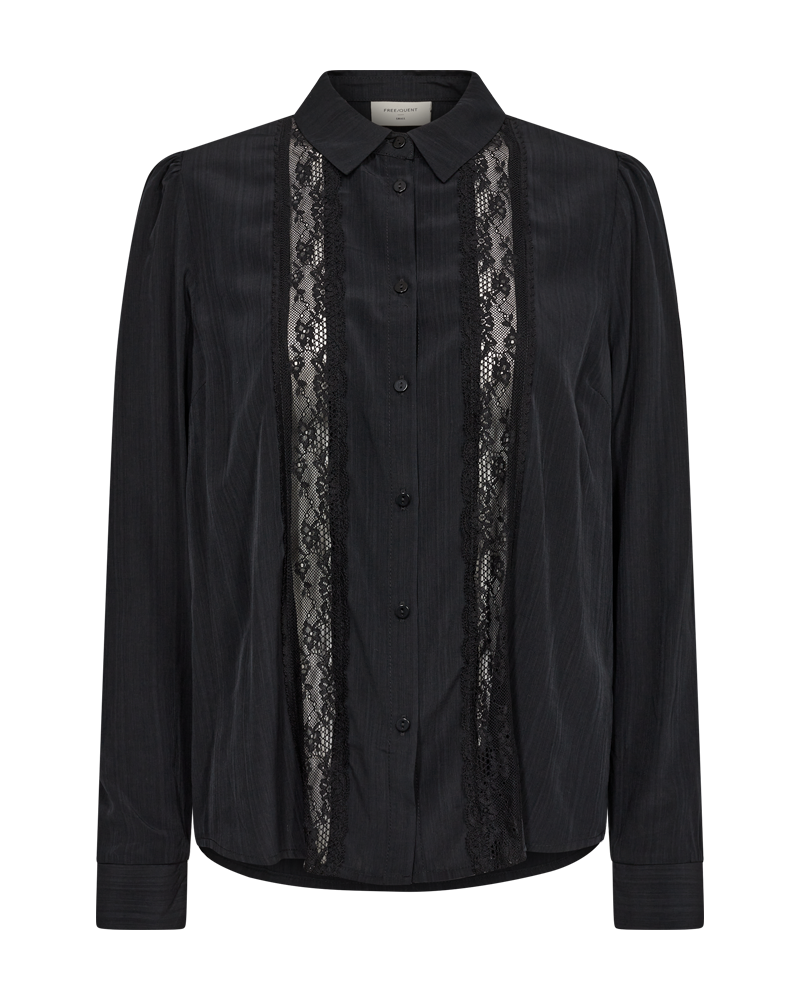 FREEQUENT SORT SKJORTE