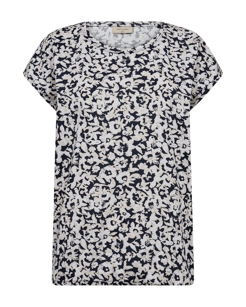 FREEQUENT T SHIRT PRINT BLOMST
