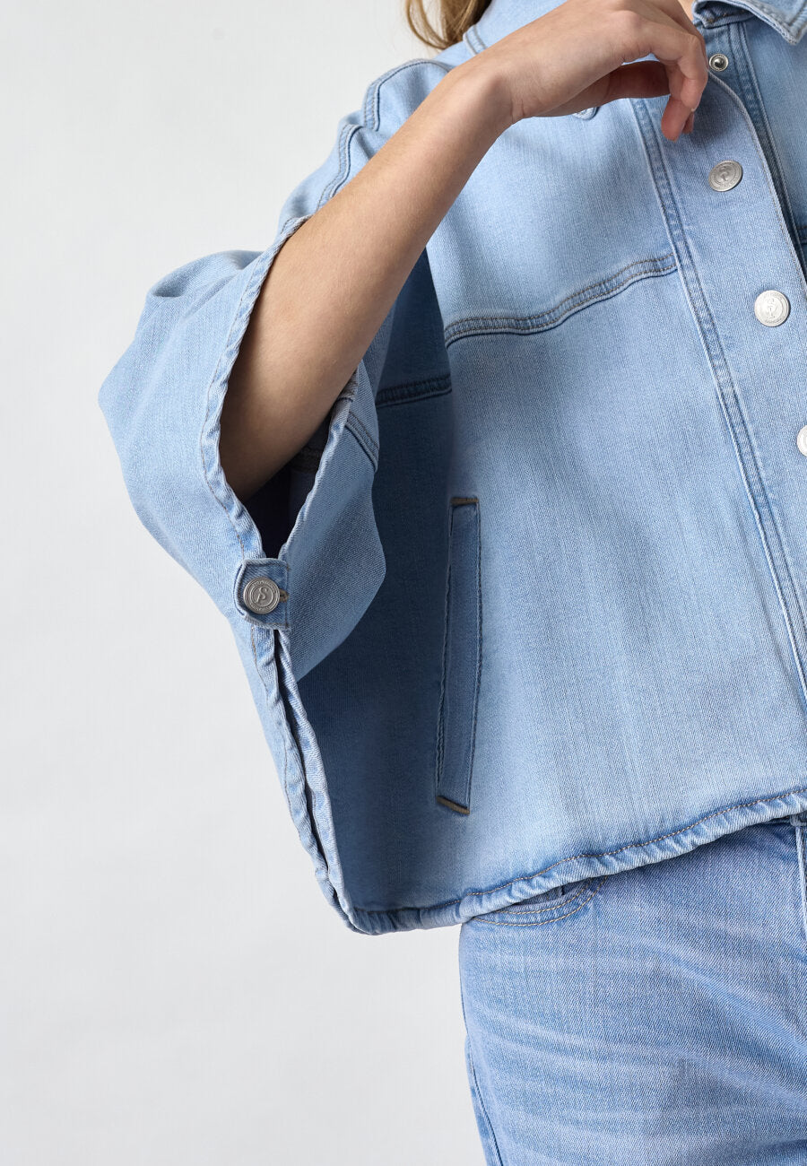SISTERS POINT DENIM SKJORTE