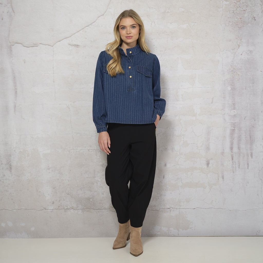 PREPAIR DENIM SKJORTE