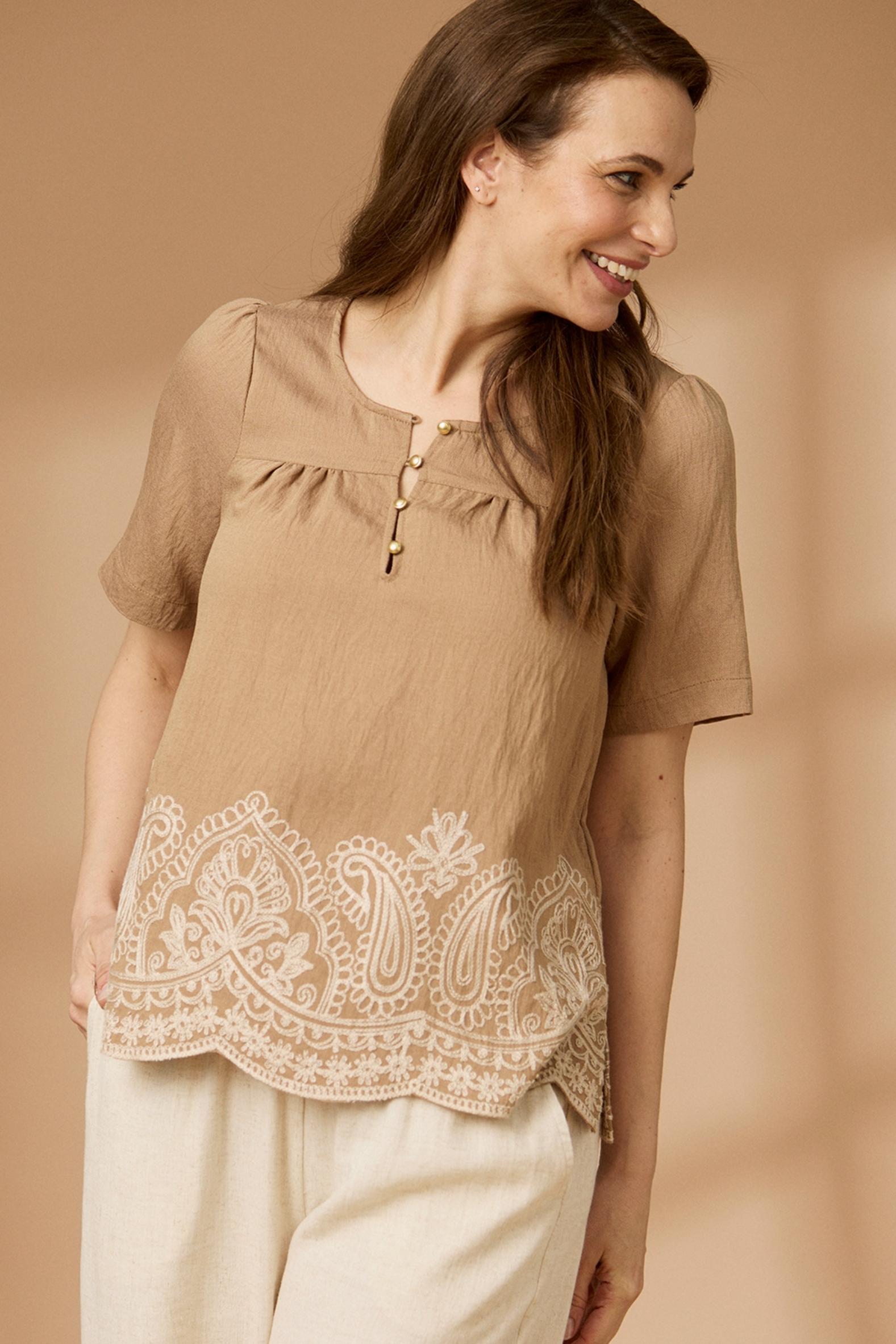 IN FRONT BLUSE