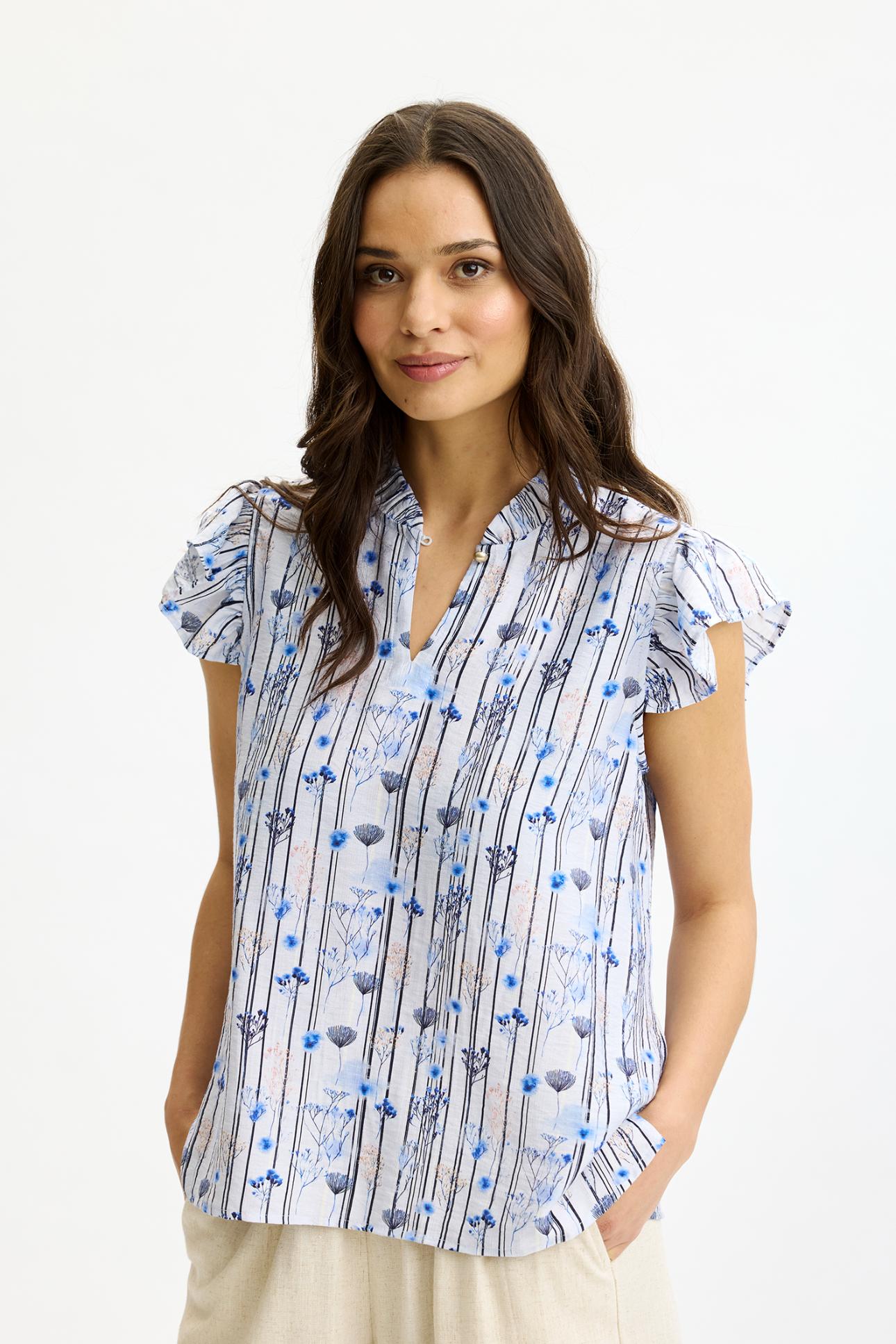 IN FRONT BLUSE