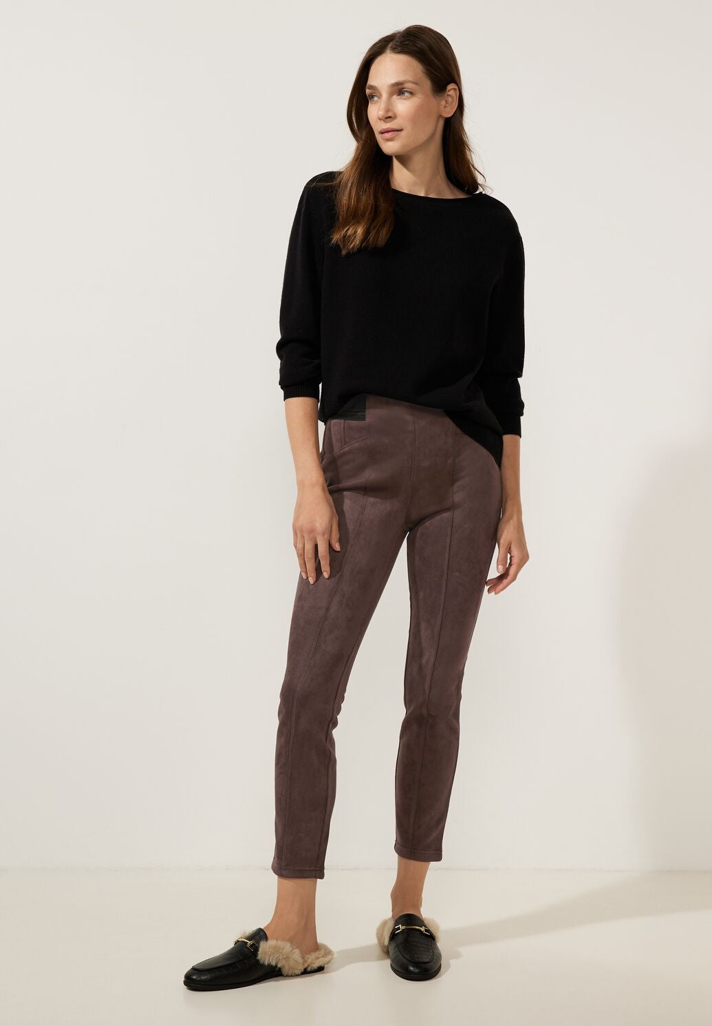 STREET ONE VELOUR LEGGINGS