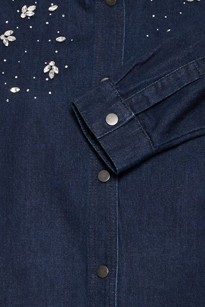 PULZ DENIM SKJORTE