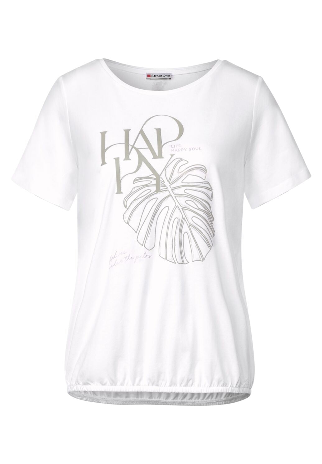 STREET ONE T-SHIRT MED PRINT