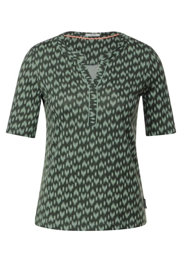 CECIL BLUSE ARMY PRINT