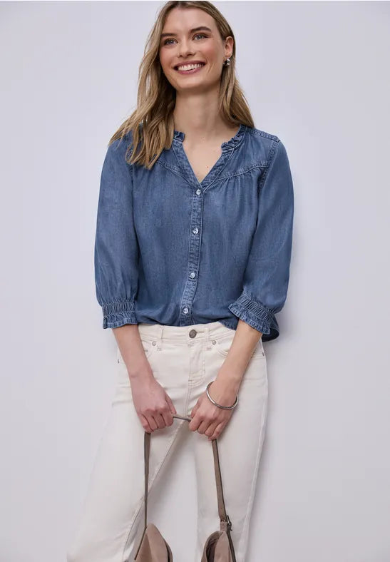 STREET ONE DENIM SKJORTE