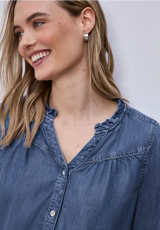 STREET ONE DENIM SKJORTE
