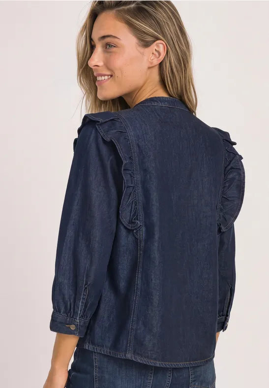STREET ONE BLUSE DENIM