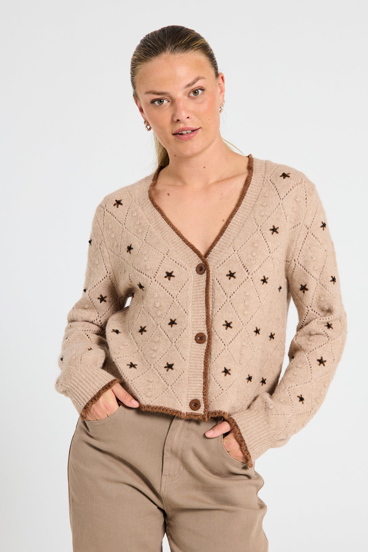 FREE QUENT STRIK CARDIGAN