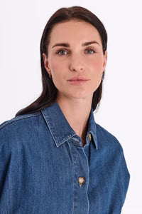 FREEQUENT DENIM KJOLE