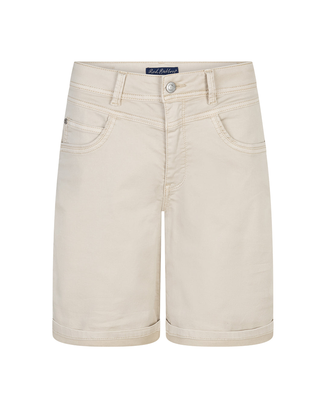 RED BUTTON SHORTS
