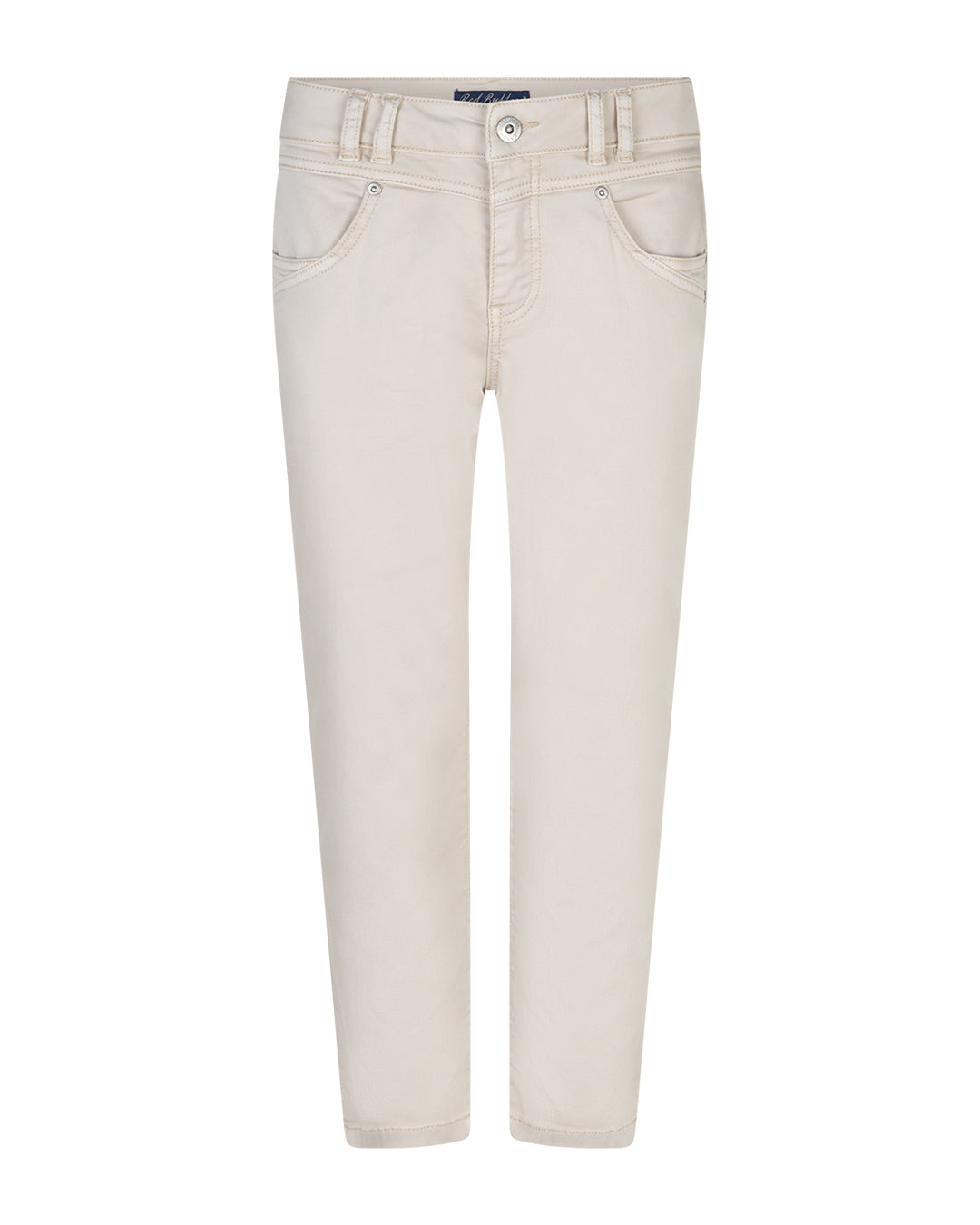 RED BUTTON CAPRI