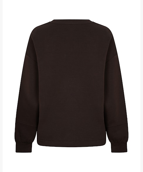 RED BUTTON SWEAT SHIRT