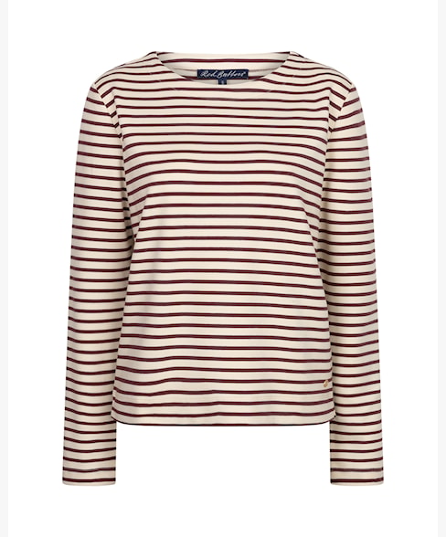 RED BUTTON T SHIRT