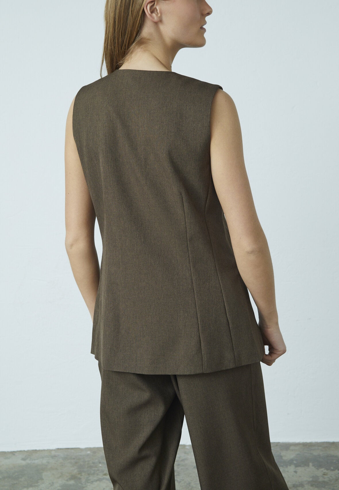 LOVE & DIVINE VEST BRUN