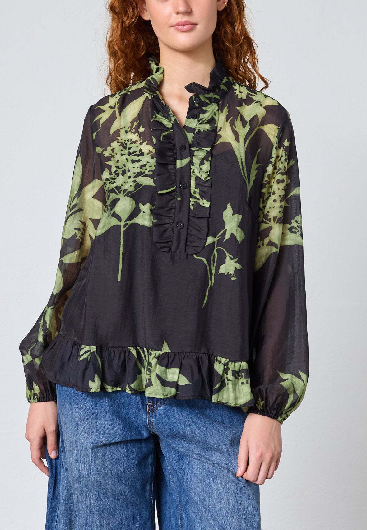 LOVE & DIVINE SKJORTEBLUSE